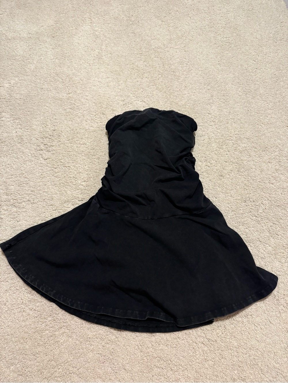 aerie Black Strapless dress